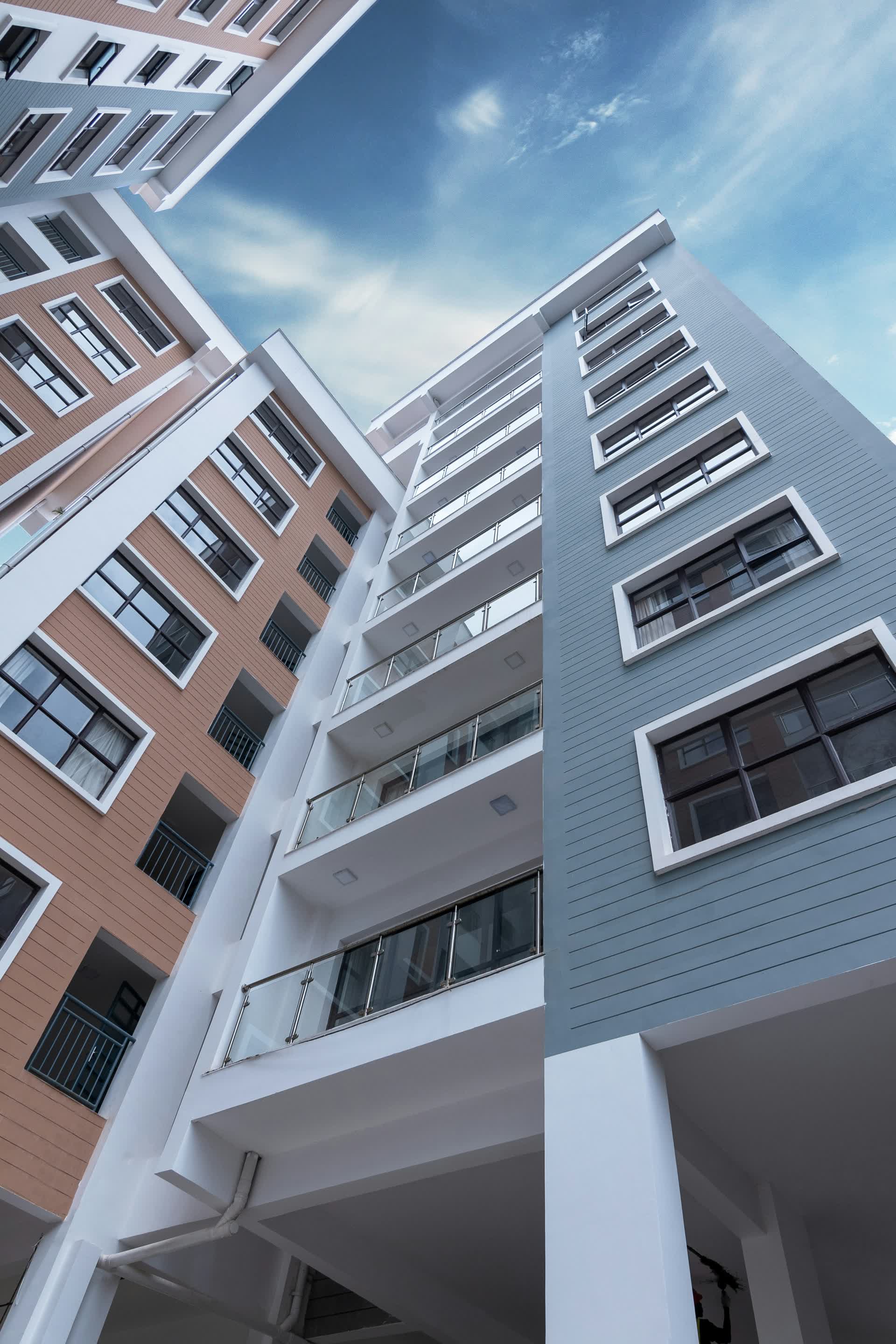 An institutional apartment building, the kind of property a DST holds